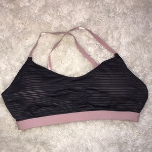 Fabletics sports bra with cross-cross back